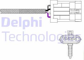 Delphi ES20023 - Lambda Sensor autospares.lv