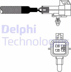 Delphi ES20140 - Lambda Sensor autospares.lv