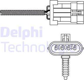 Delphi ES20135-12B1 - Lambda Sensor autospares.lv