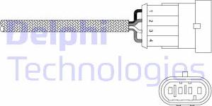Delphi ES20344-12B1 - Lambda Sensor autospares.lv