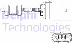 Delphi ES20348-12B1 - Lambda Sensor autospares.lv