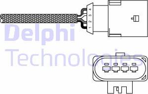 Delphi ES20303-12B1 - Lambda Sensor autospares.lv