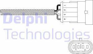Delphi ES20302-12B1 - Lambda Sensor autospares.lv