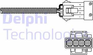 Delphi ES20255-12B1 - Lambda Sensor autospares.lv