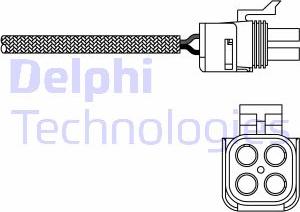 Delphi ES20273-12B1 - Lambda Sensor autospares.lv