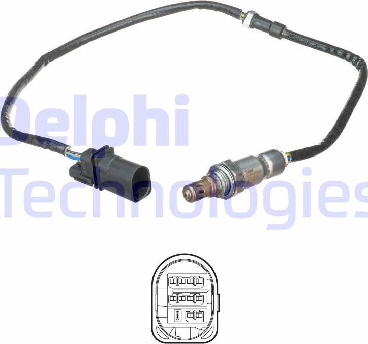 Delphi ES21091-12B1 - Lambda Sensor autospares.lv