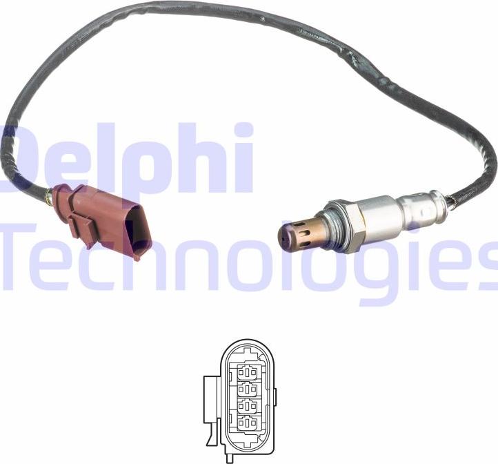 Delphi ES21089-12B1 - Lambda Sensor autospares.lv