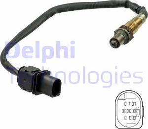 Delphi ES21086-12B1 - Lambda Sensor autospares.lv