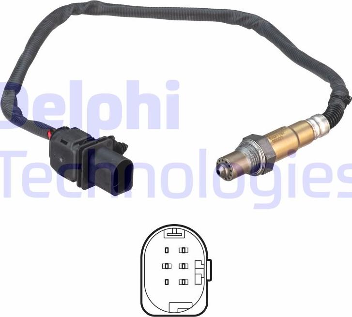 Delphi ES21197-12B1 - Lambda Sensor autospares.lv