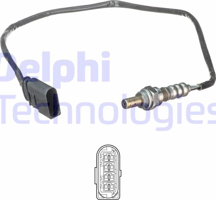 Delphi ES21141-12B1 - Lambda Sensor autospares.lv