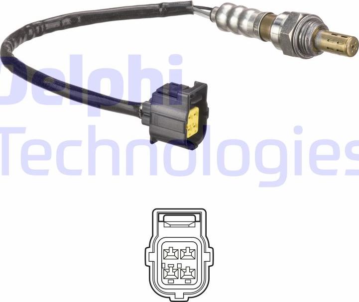 Delphi ES21142-12B1 - Lambda Sensor autospares.lv