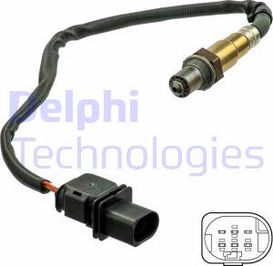 Delphi ES21159-12B1 - Lambda Sensor autospares.lv
