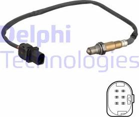 Delphi ES21150-12B1 - Lambda Sensor autospares.lv