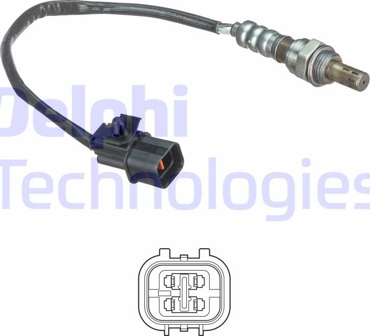 Delphi ES21158-12B1 - Lambda Sensor autospares.lv
