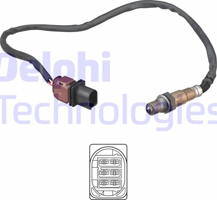 Delphi ES21165-12B1 - Lambda Sensor autospares.lv