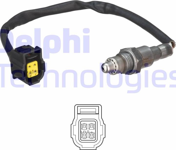 Delphi ES21119-12B1 - Lambda Sensor autospares.lv