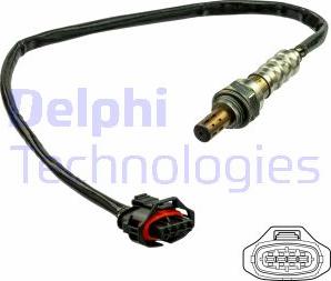 Delphi ES21116-12B1 - Lambda Sensor autospares.lv
