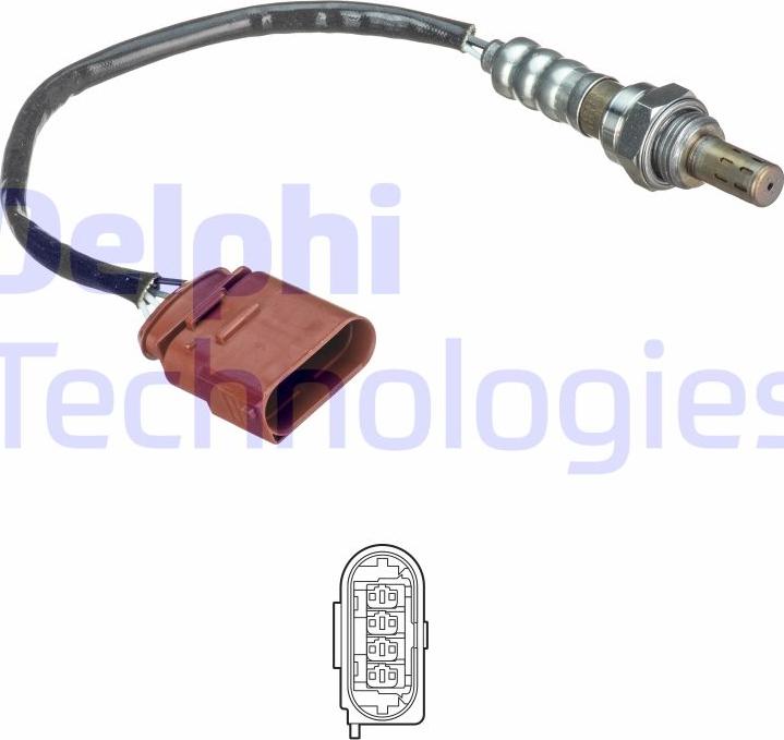 Delphi ES21186-12B1 - Lambda Sensor autospares.lv