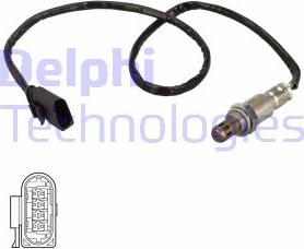Delphi ES21129-12B1 - Lambda Sensor autospares.lv