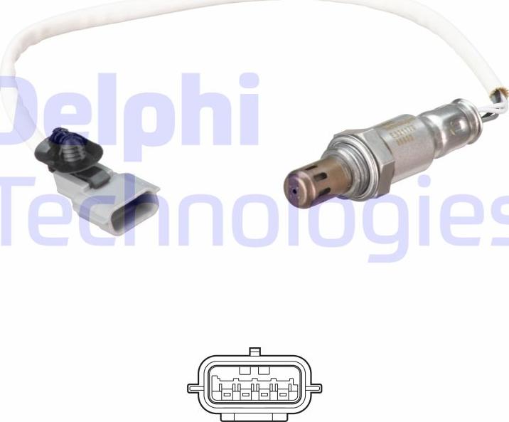Delphi ES21170-12B1 - Lambda Sensor autospares.lv