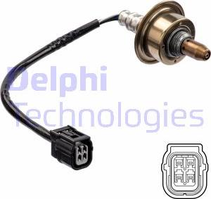Delphi ES21178-12B1 - Lambda Sensor autospares.lv