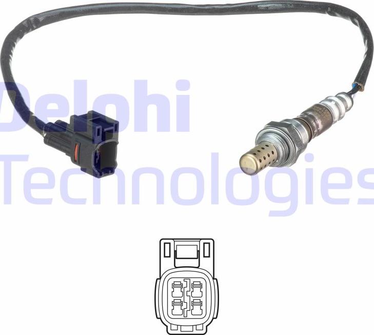 Delphi ES21352-12B1 - Lambda Sensor autospares.lv