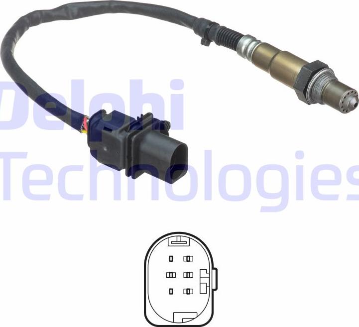 Delphi ES21306-12B1 - Lambda Sensor autospares.lv