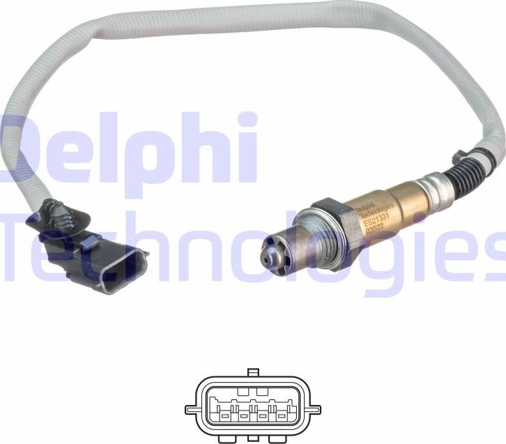 Delphi ES21331-12B1 - Lambda Sensor autospares.lv