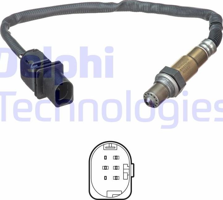 Delphi ES21264-12B1 - Lambda Sensor autospares.lv