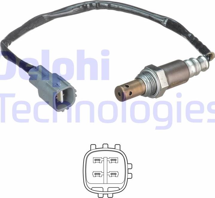 Delphi ES21218-12B1 - Lambda Sensor autospares.lv