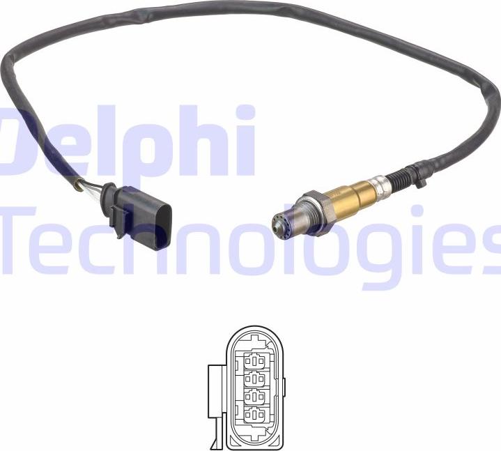 Delphi ES21273-12B1 - Lambda Sensor autospares.lv