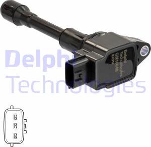 Delphi GN10648-12B1 - Ignition Coil autospares.lv