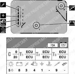 Delphi HDC139 - Control Unit, glow plug system autospares.lv