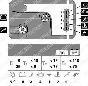 Delphi HDC136 - Control Unit, glow plug system autospares.lv