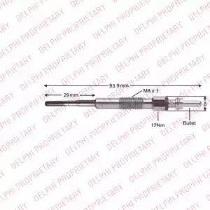 Delphi HDS426 - Glow Plug autospares.lv