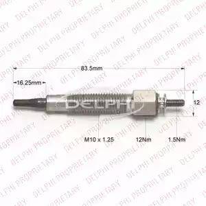 Delphi HDS815 - Glow Plug autospares.lv