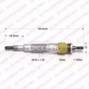 Delphi HDS820 - Glow Plug autospares.lv