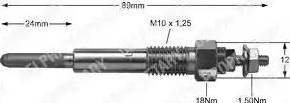 Delphi HDS345 - Glow Plug autospares.lv