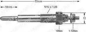 Delphi HDS346 - Glow Plug autospares.lv