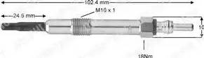 Delphi HDS382 - Glow Plug autospares.lv