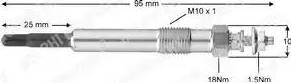 Delphi HDS379 - Glow Plug autospares.lv