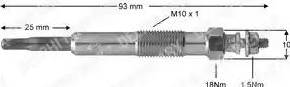 Delphi HDS376 - Glow Plug autospares.lv