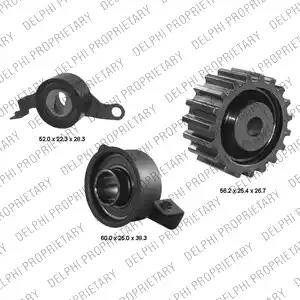 Delphi KDB142B - Timing Belt Set autospares.lv