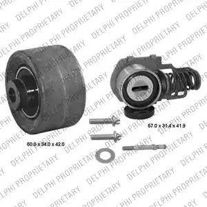 Delphi KDB119 - Timing Belt Set autospares.lv