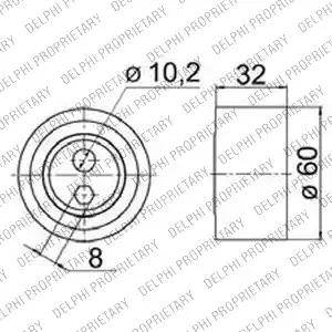 Delphi KDB179 - Timing Belt Set autospares.lv