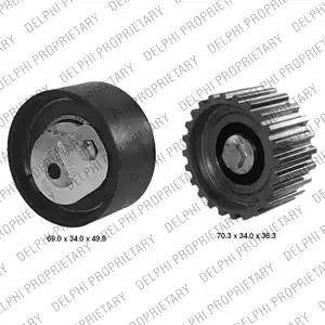 Delphi KDB339 - Timing Belt Set autospares.lv