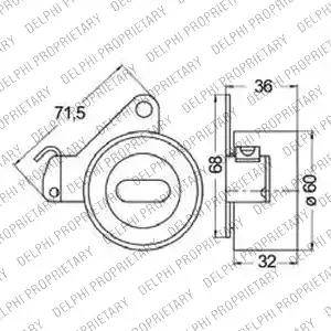 Delphi KDB249 - Timing Belt Set autospares.lv