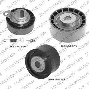 Delphi KDB262 - Timing Belt Set autospares.lv