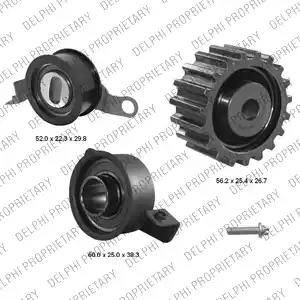 Delphi KDB211C - Timing Belt Set autospares.lv