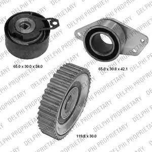 Delphi KDB289 - Timing Belt Set autospares.lv